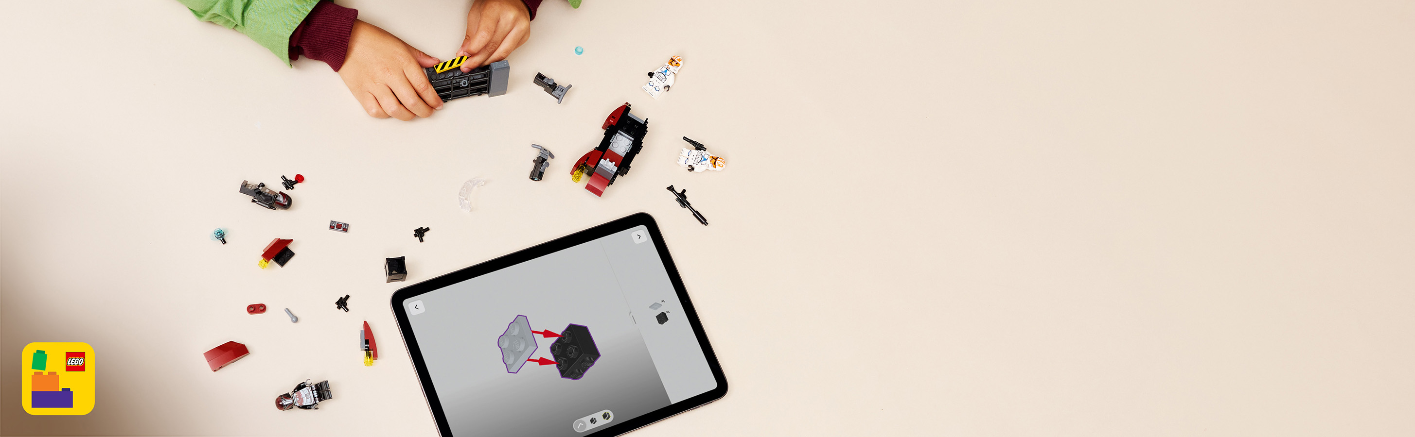 Obsahuje interaktívny 3D návod na&nbsp;stavanie